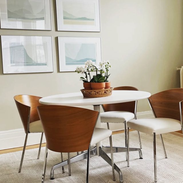 Chaises de salle à manger chez la cliente